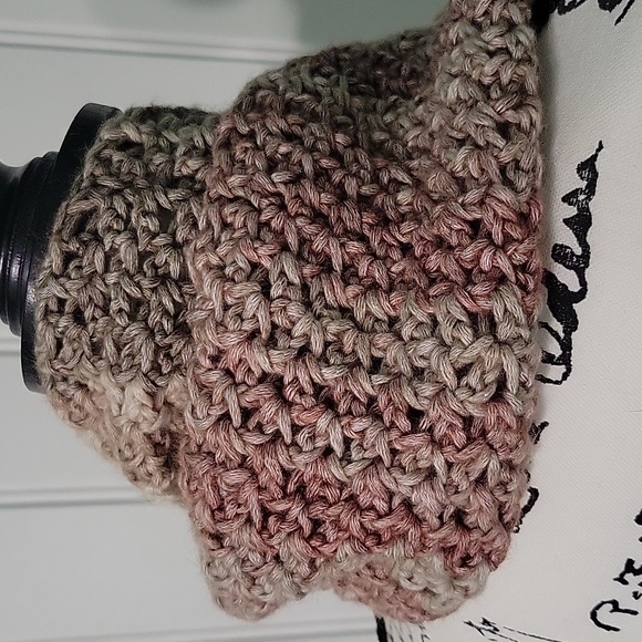 Fall Winter Scarf Neck Wrap Neutral Colors - Picture 3 of 5